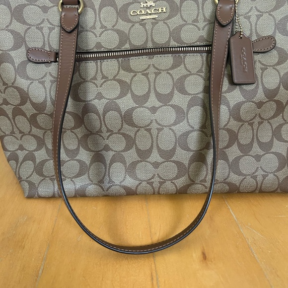 Coach Gallery Large Tote Bag Coated Canvas - Picture 4 of 6